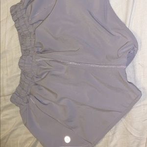 light purple lululemon shorts
